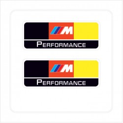 M Performans 3D Damla Çıkartma-Sticker 2 Parça