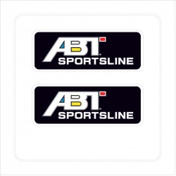 Abt Sportsline 3D Damla Çıkartma-Sticker 2 Parça