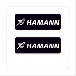 Hamann 3D Damla Çıkartma-Sticker 2 Parça