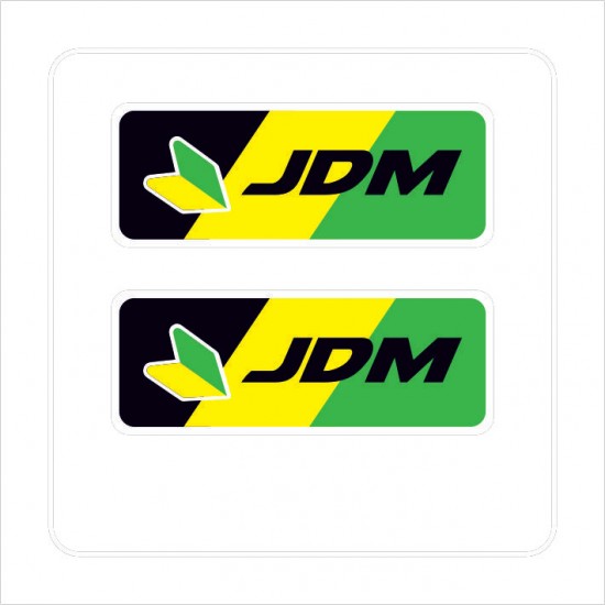 Jdm 3D Damla Çıkartma-Sticker 2 Parça