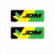 Jdm 3D Damla Çıkartma-Sticker 2 Parça