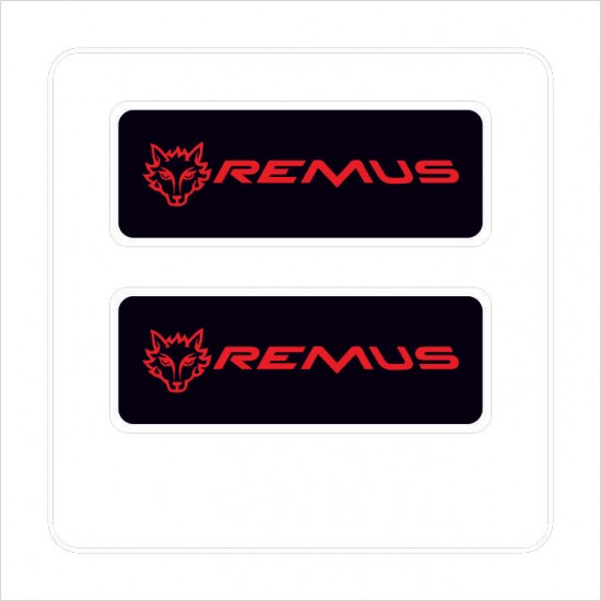 Remus 3D Damla Çıkartma-Sticker 2 Parça