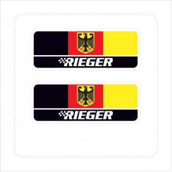 Rieger 3D Damla Çıkartma-Sticker 2 Parça