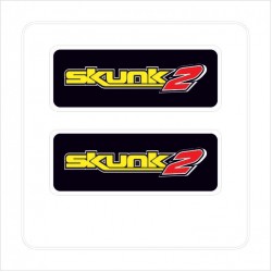 Skunk2 3D Damla Çıkartma-Sticker 2 Parça