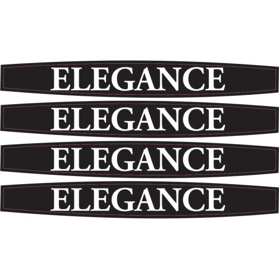 Elegance 3D Damla Çıkartma-Sticker 4 Parça