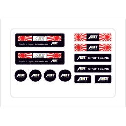 Abt 3D Damla Çıkartma-Sticker 12 Parça