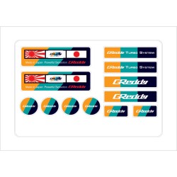 Greddy 3D Damla Çıkartma-Sticker 12 Parça