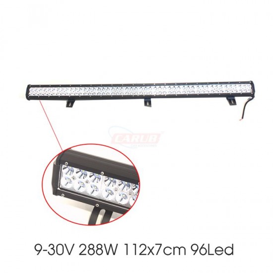 Carub Off Road Projektör 9-30v 288w 112x7cm 96 Led Br4203274