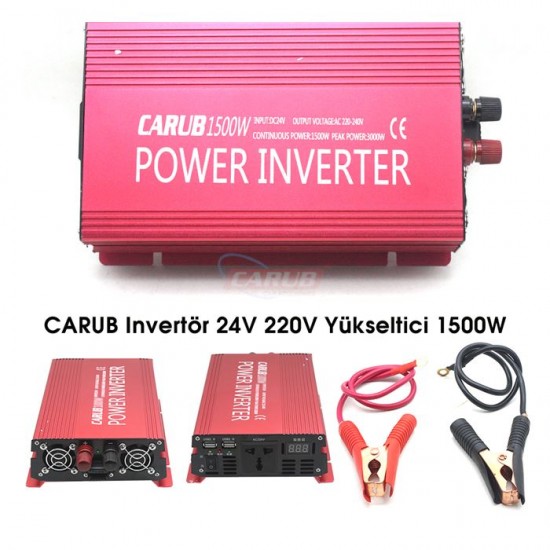 Carub İnvertör 12v 1500w 220v Yükseltici 4621764 